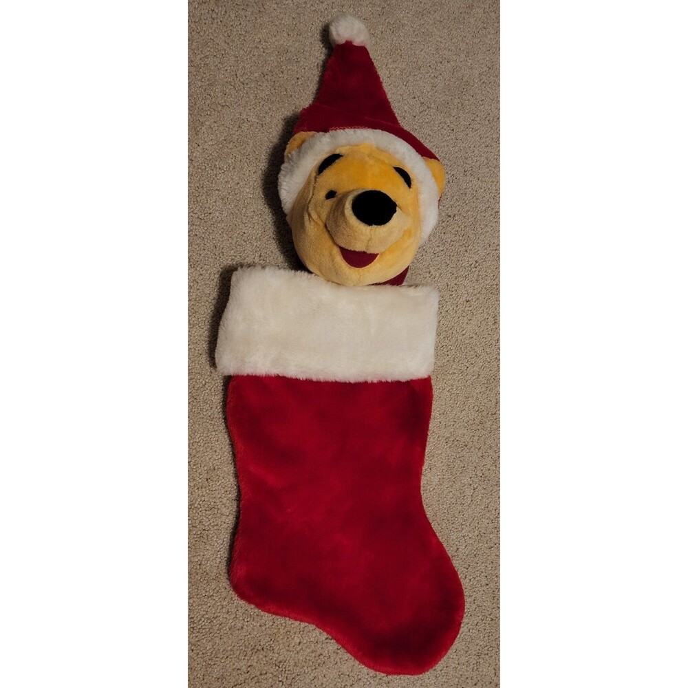Disney Winnie the Pooh Plush Christmas Stocking